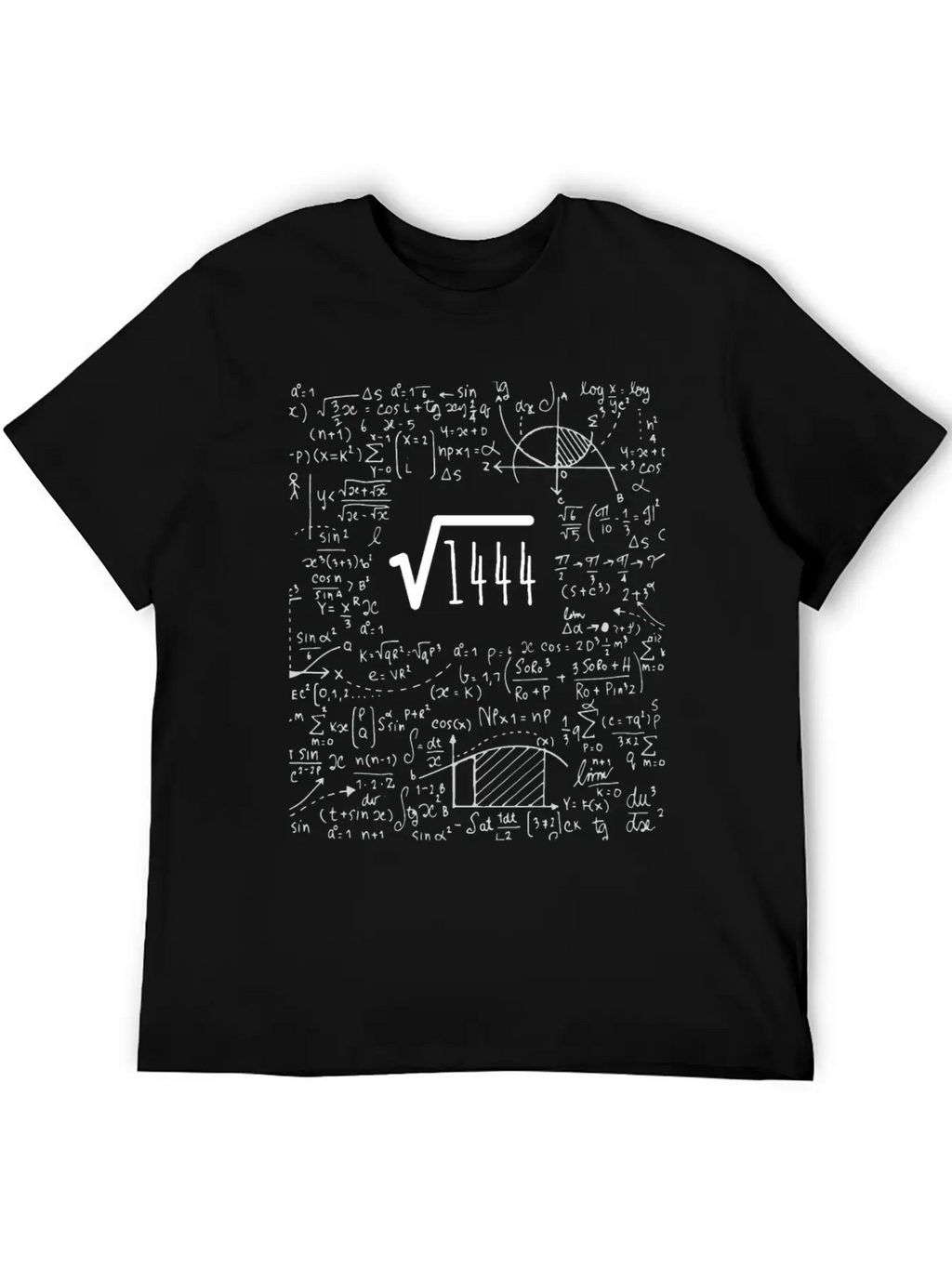 38th Birthday Square Root Of 1444: 38 Years Old Timeless Short Sleeve Tee – Comfy And Minimalist Design