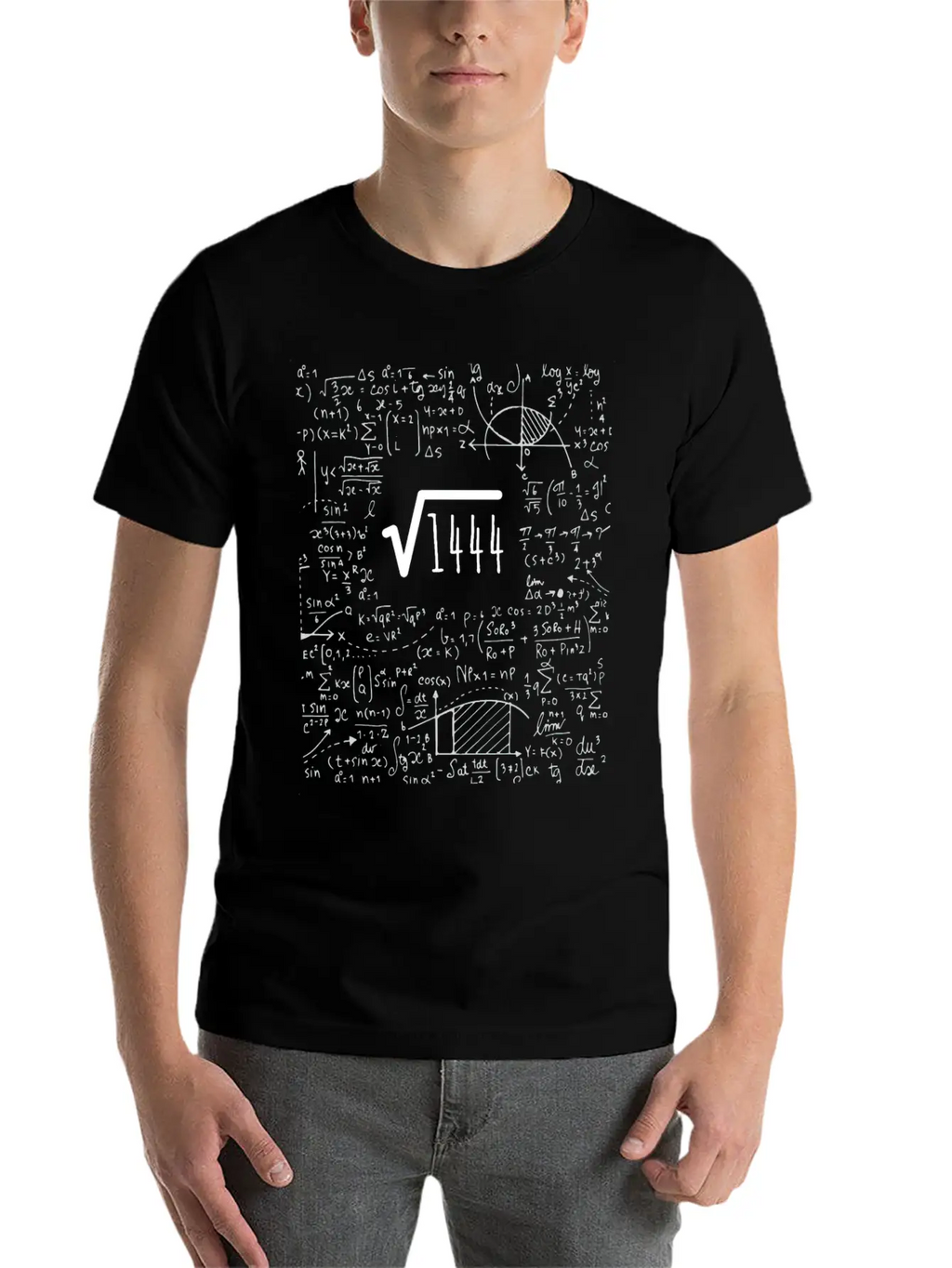38th Birthday Square Root Of 1444: 38 Years Old Timeless Short Sleeve Tee – Comfy And Minimalist Design