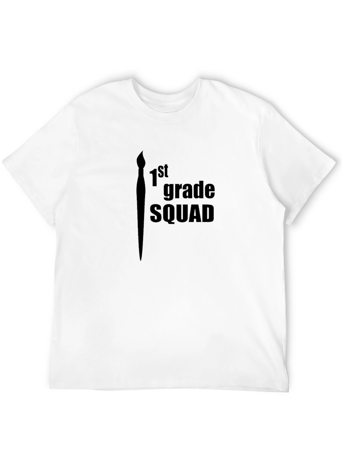 1st Grade Squad Black Graphic Tee