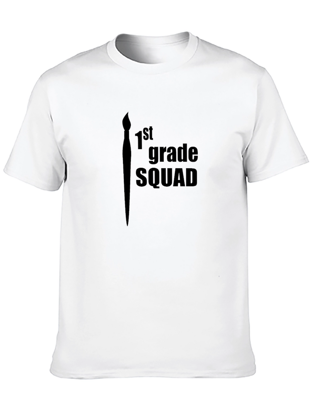 1st Grade Squad Black Graphic Tee