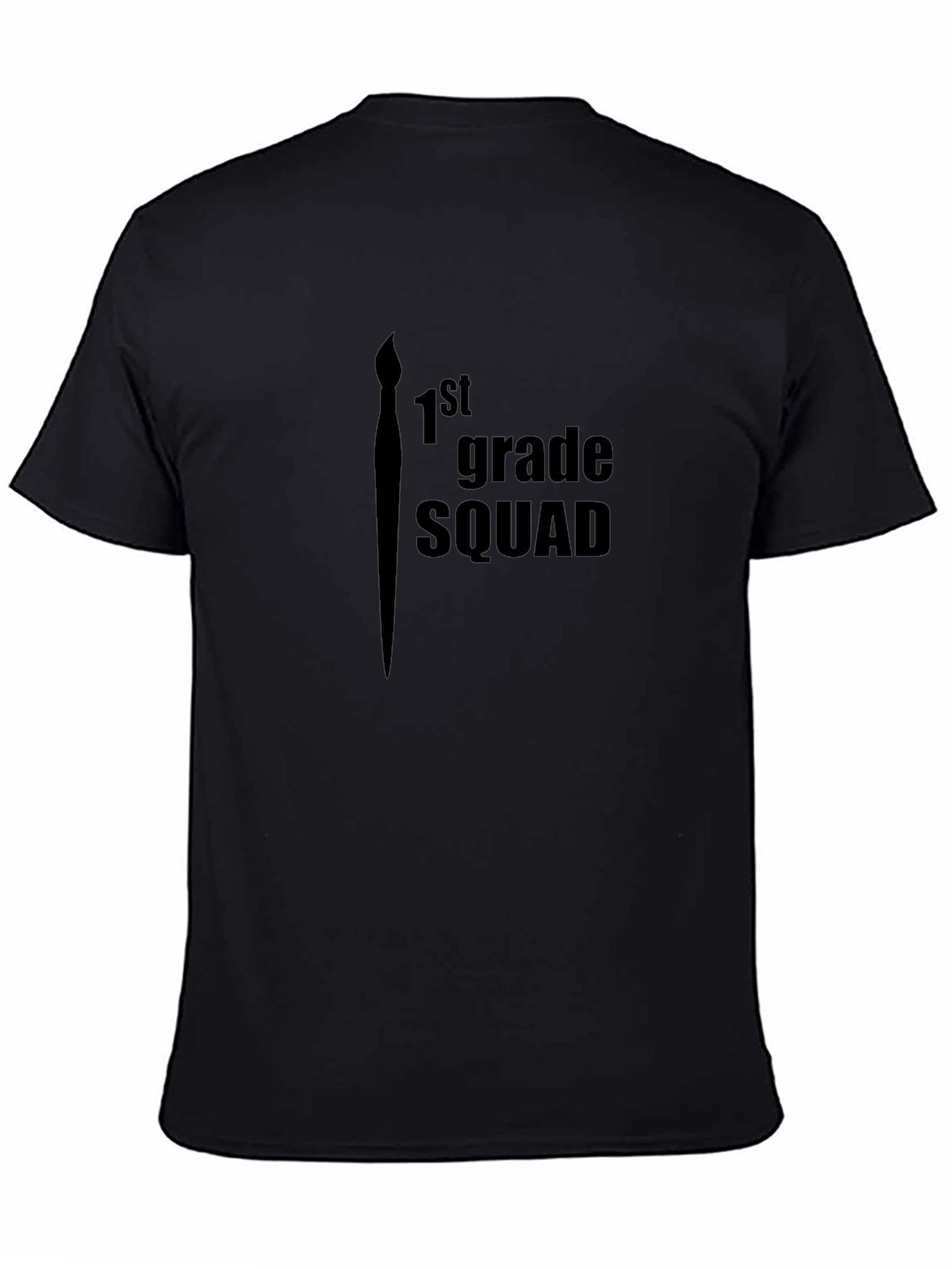 1st Grade Squad Black Graphic Tee