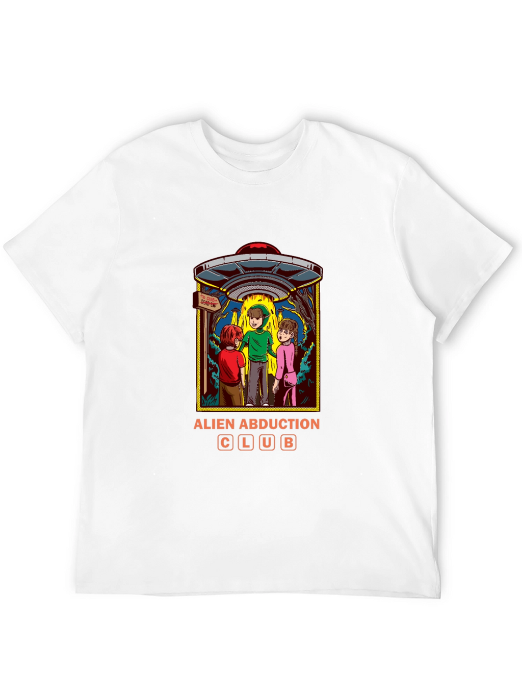 Alien Abduction Club Graphic T-Shirt