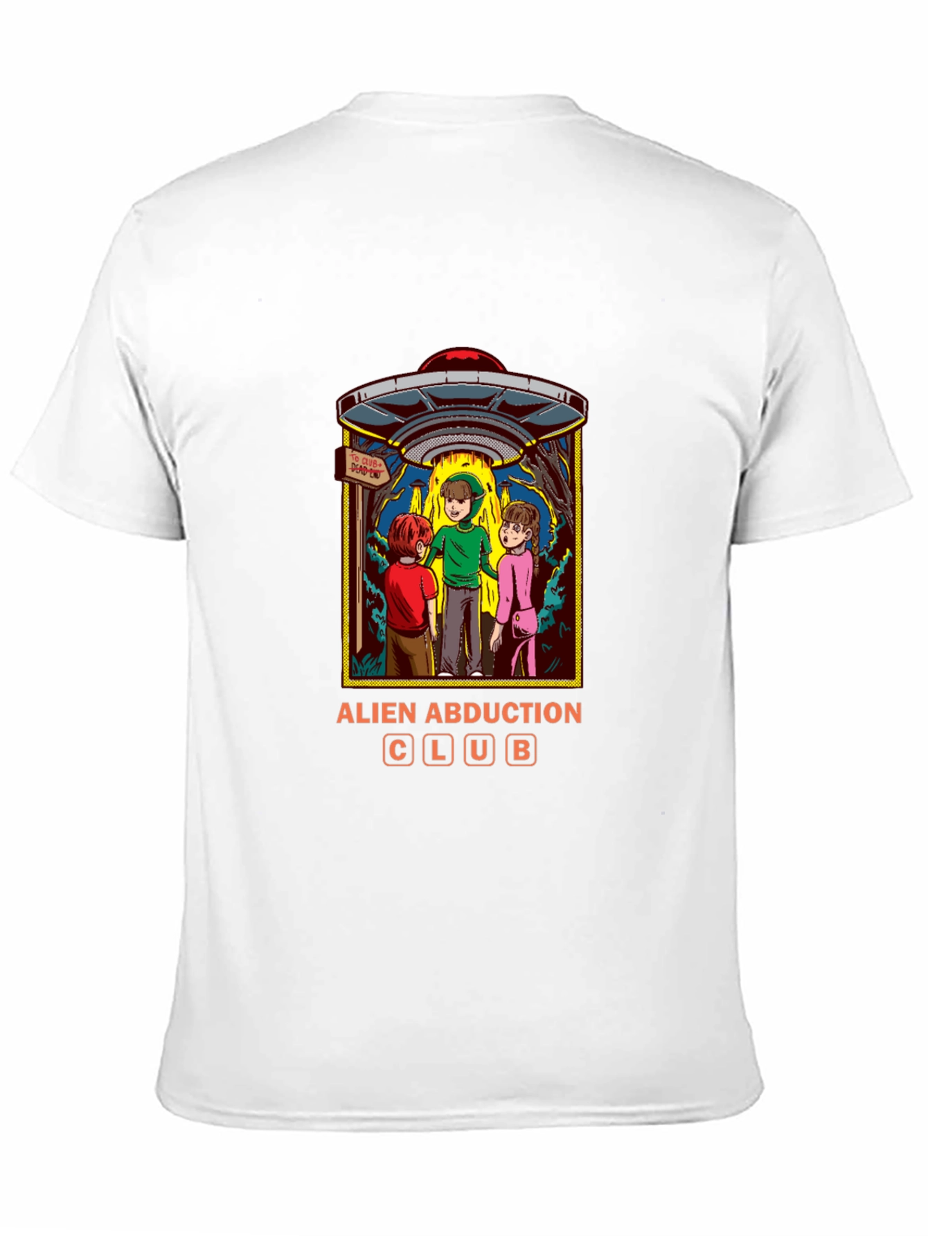 Alien Abduction Club Graphic T-Shirt
