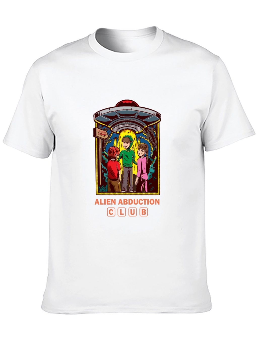 Alien Abduction Club Graphic T-Shirt