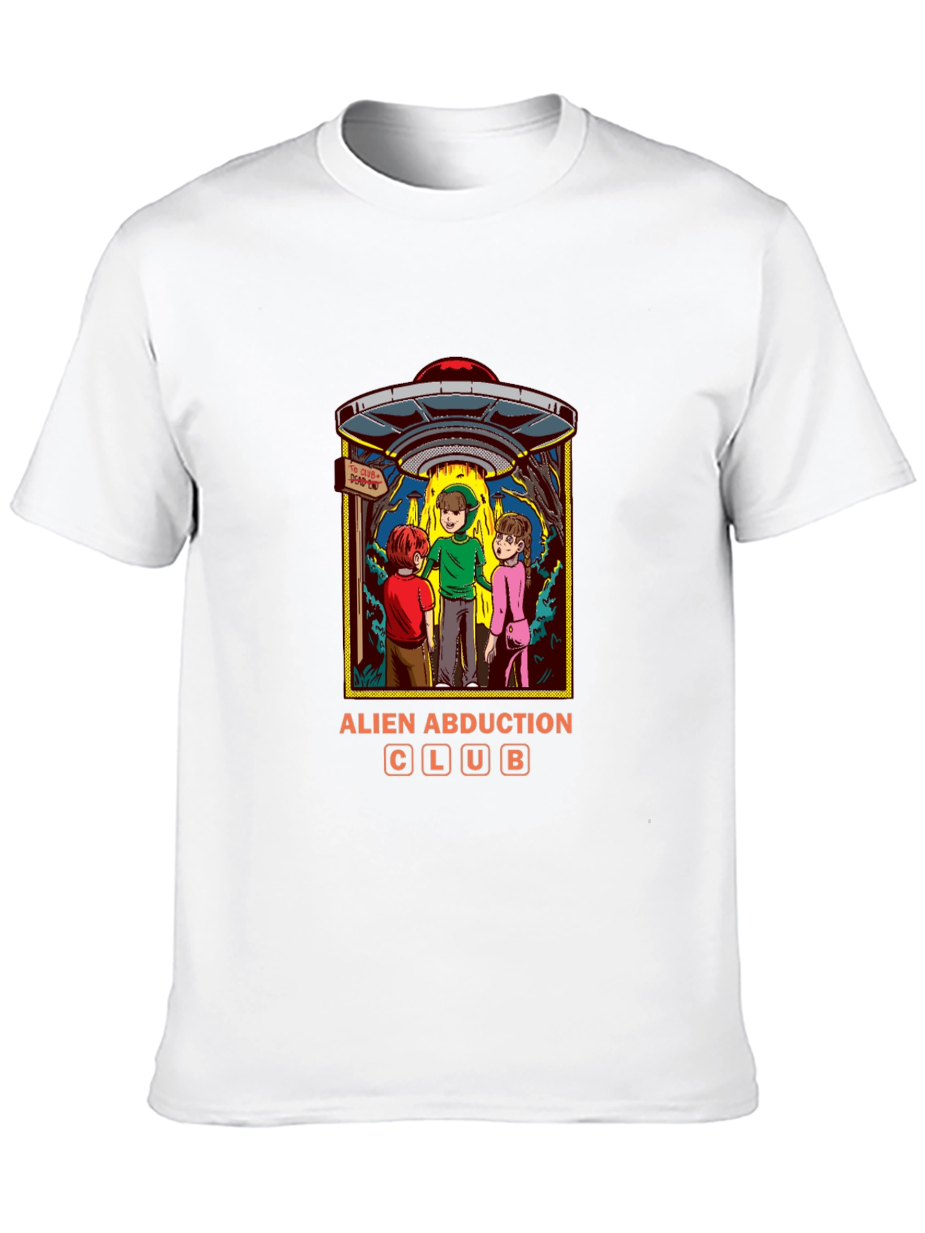 Alien Abduction Club Graphic T-Shirt