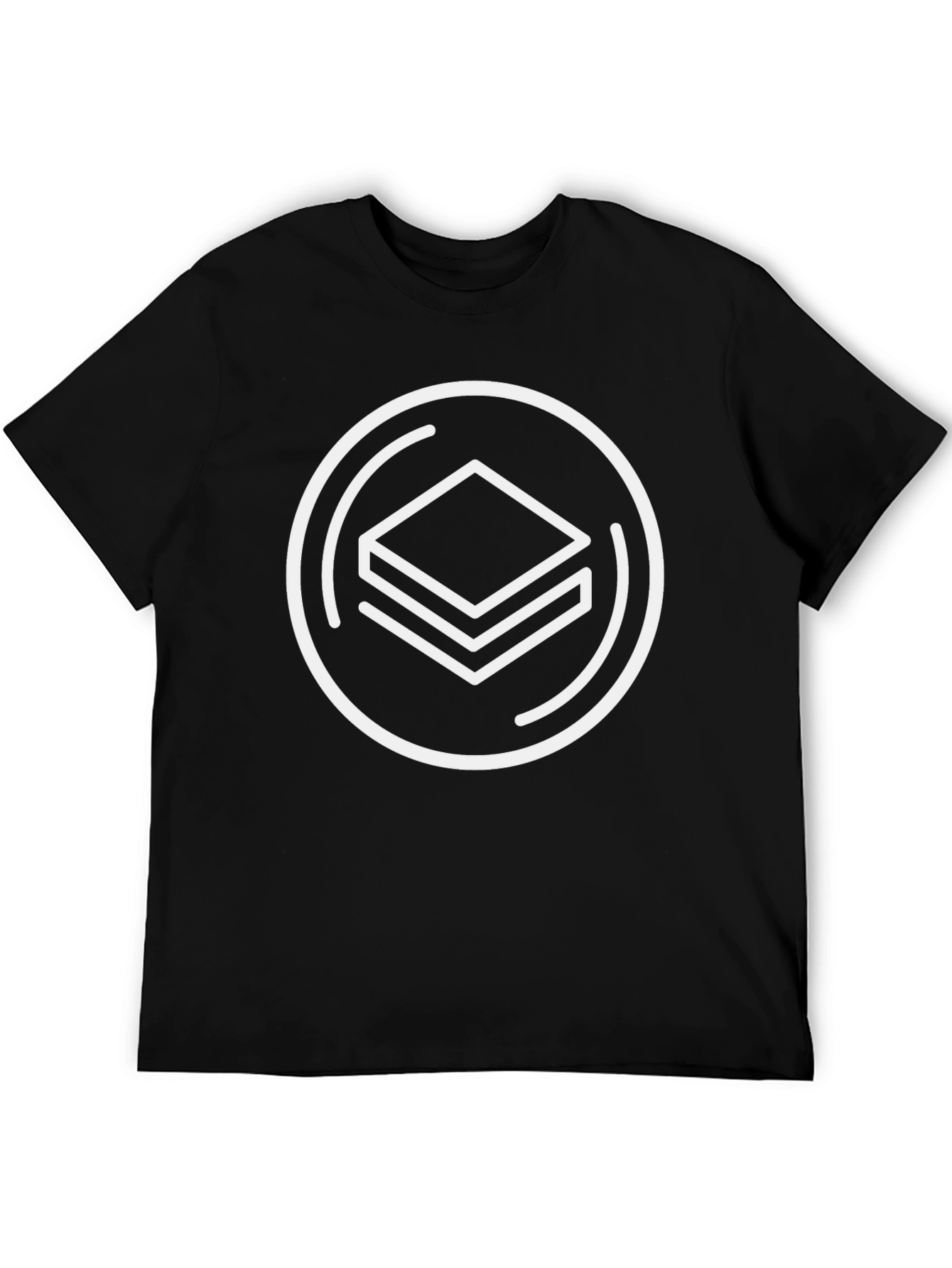 Abstract Symbol Graphic Tee - Stylish Casual Wear