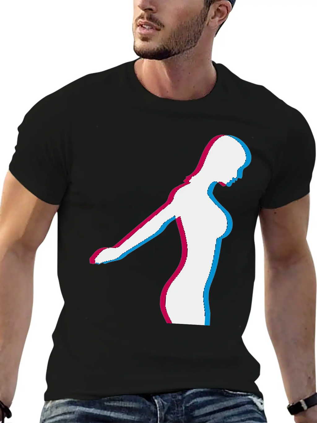 3d Diver Logo Comfortable Minimalist Graphic Tee – Summer Style Essential