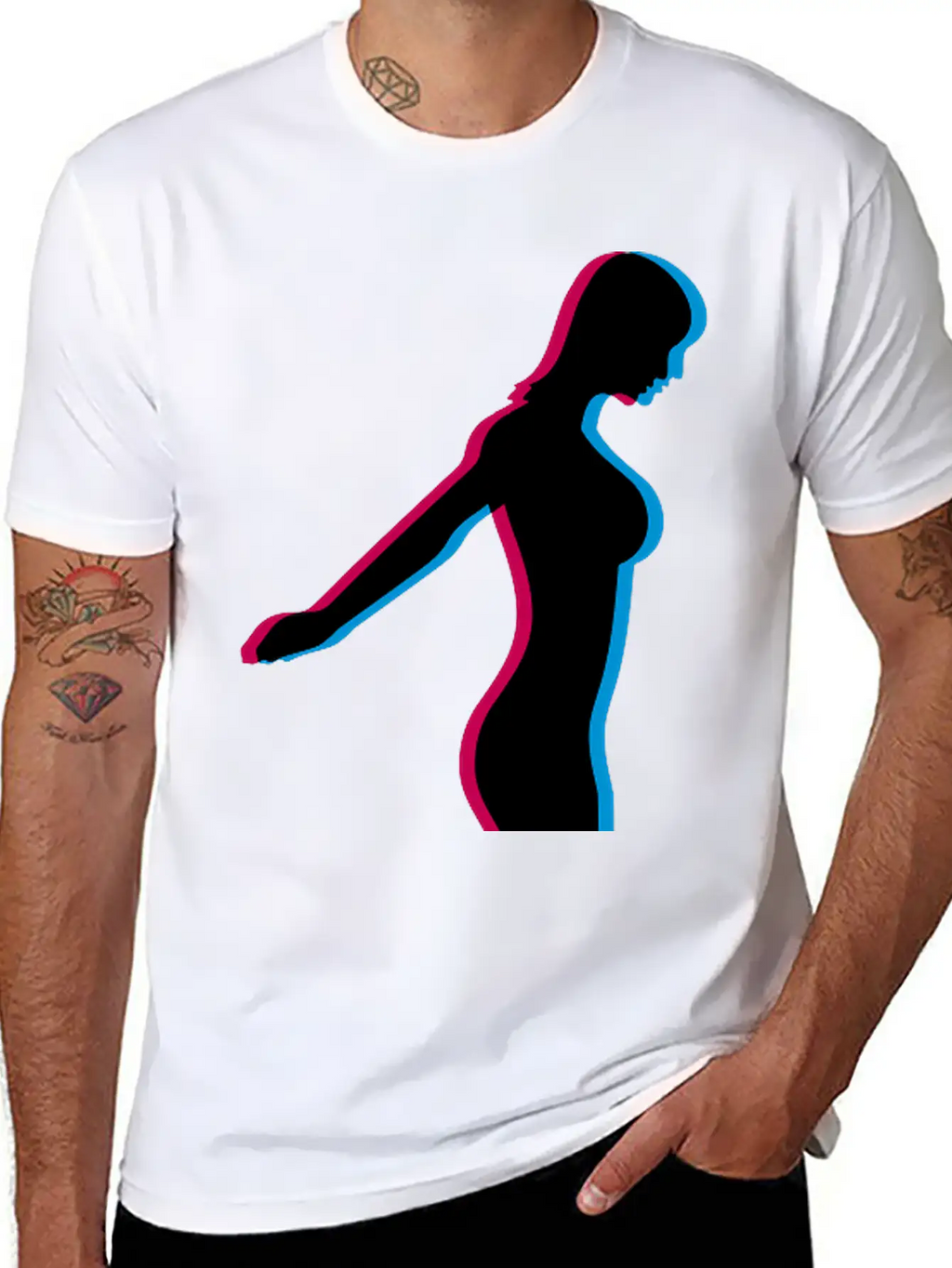 3d Diver Logo Comfortable Minimalist Graphic Tee – Summer Style Essential