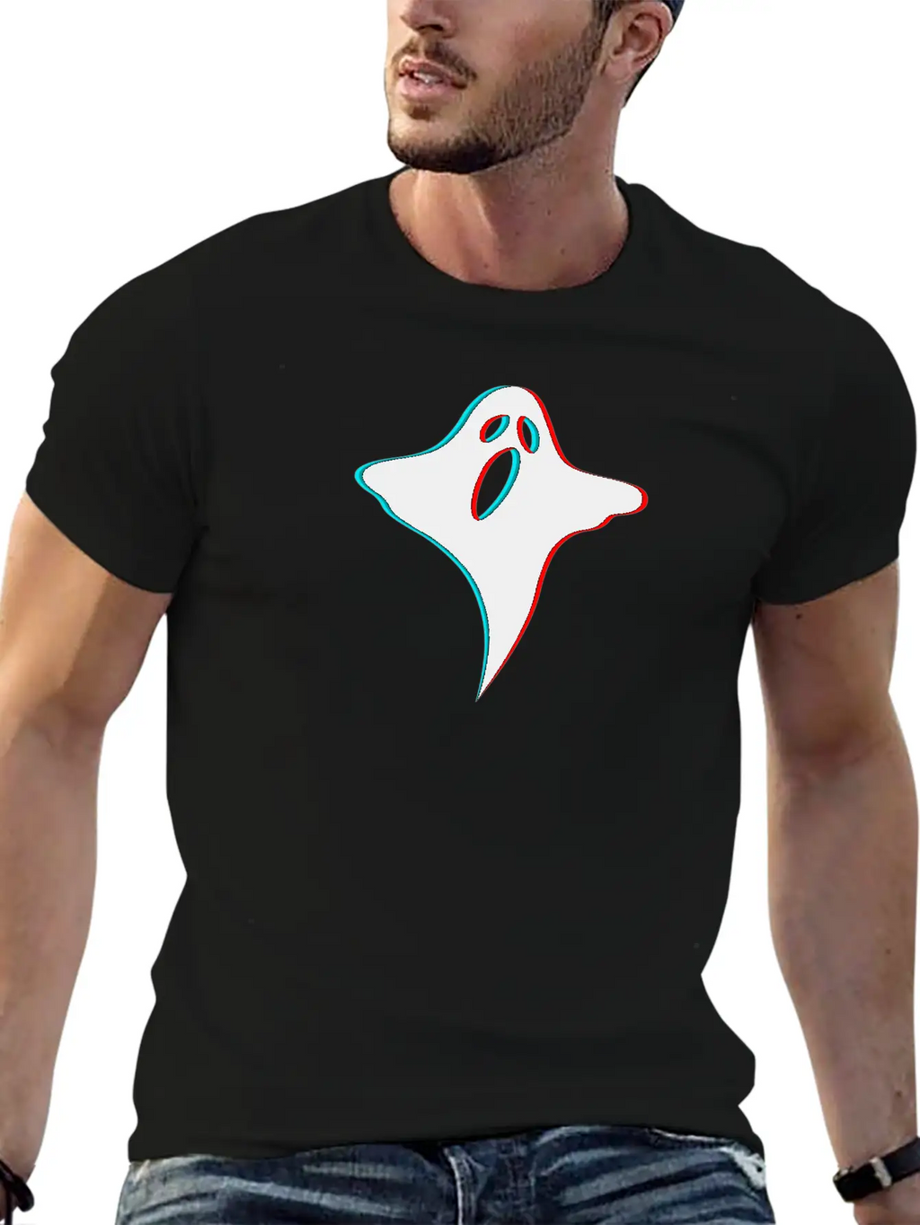 3D Ghost Halloween Breathable Soft Cotton T-Shirt – Timeless Casual Look