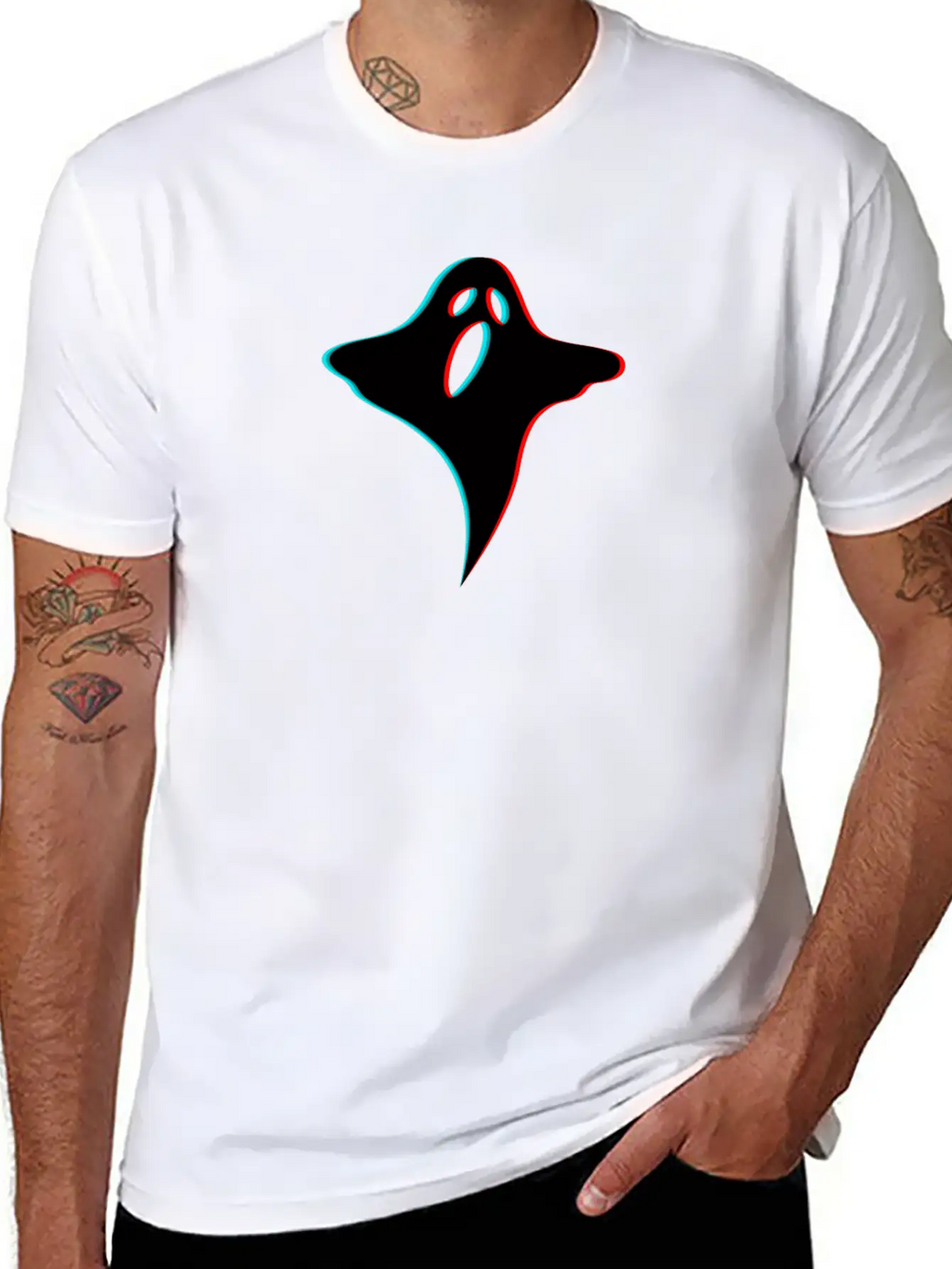 3D Ghost Halloween Breathable Soft Cotton T-Shirt – Timeless Casual Look