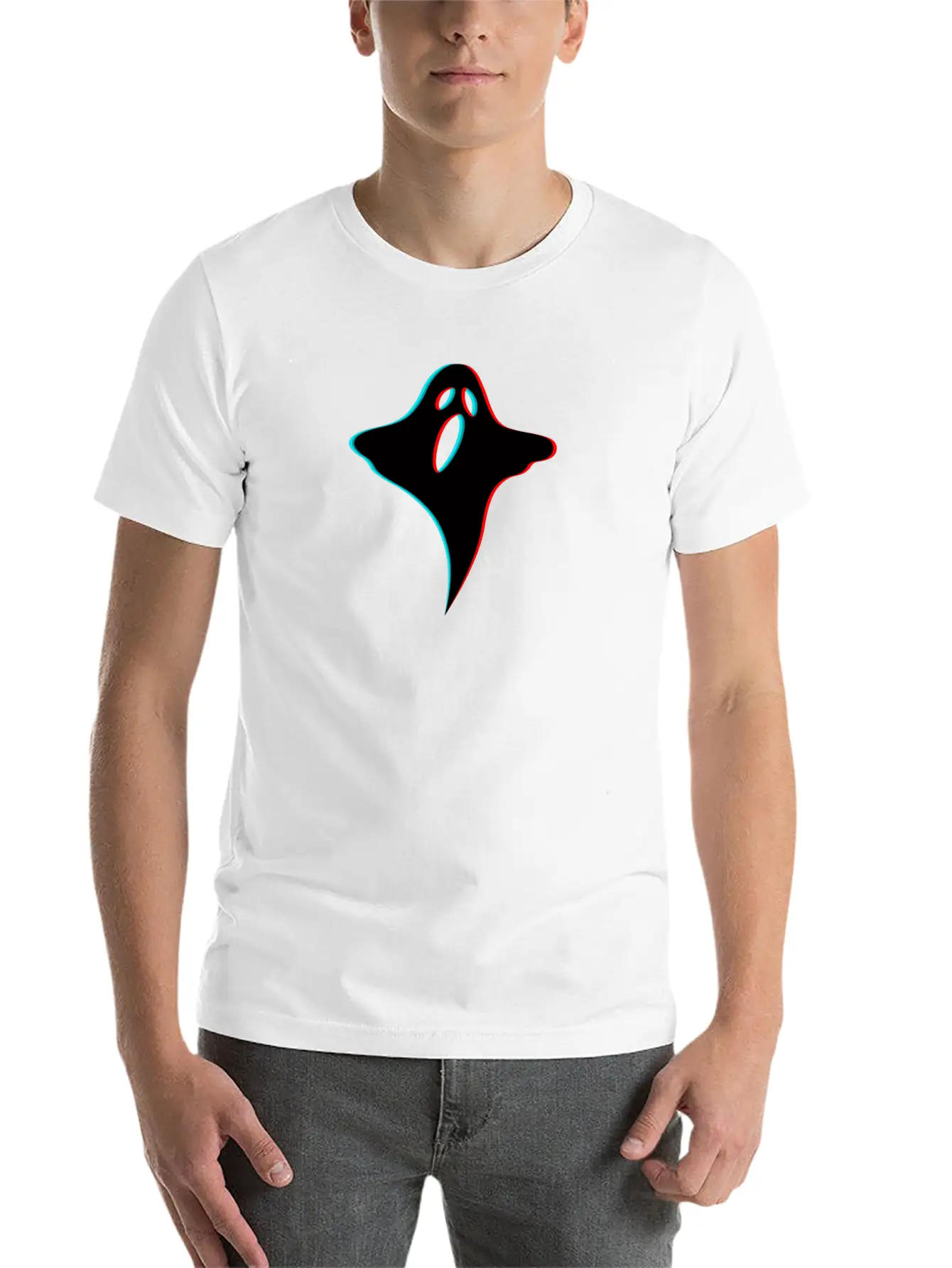 3D Ghost Halloween Breathable Soft Cotton T-Shirt – Timeless Casual Look