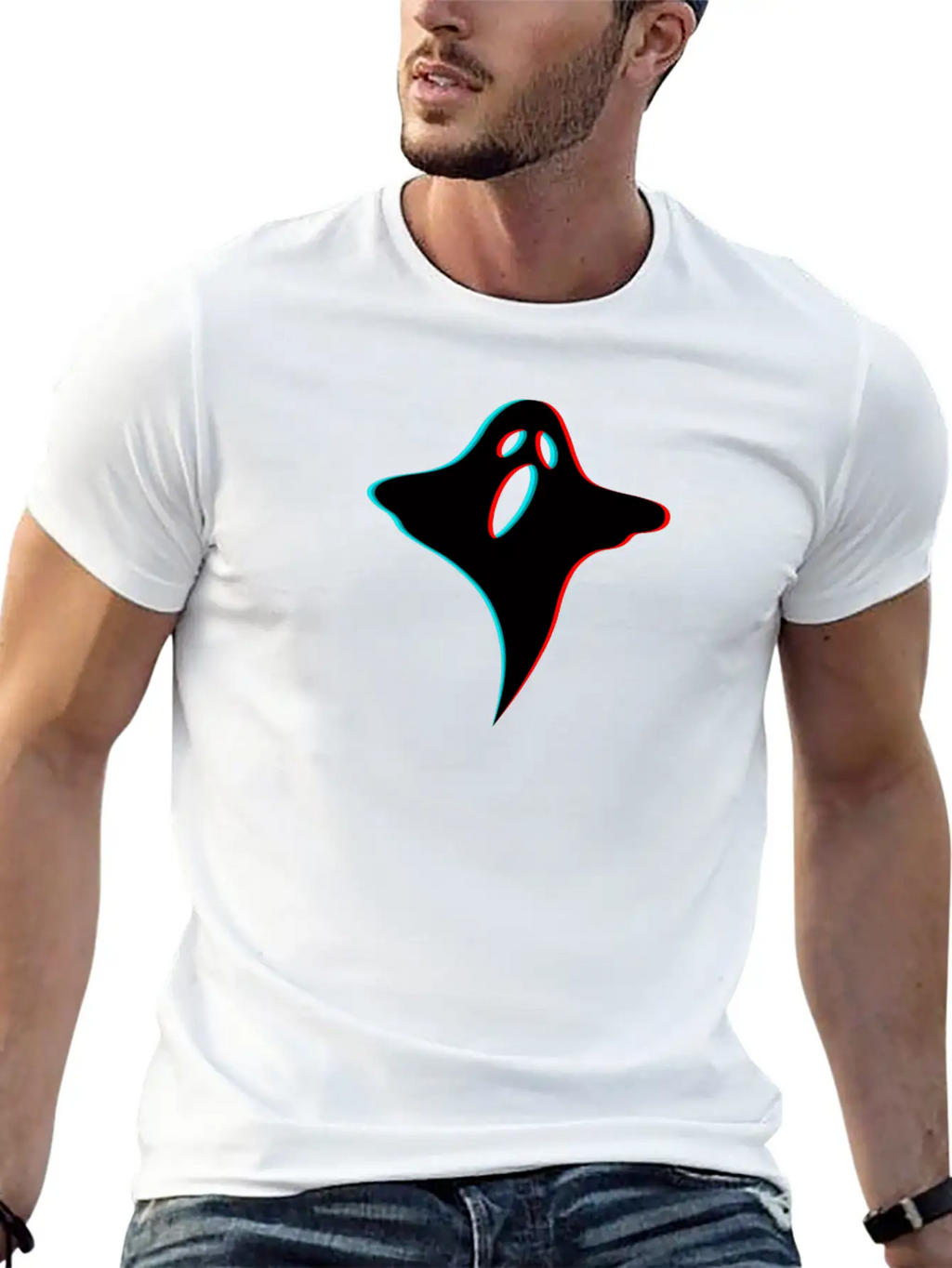 3D Ghost Halloween Breathable Soft Cotton T-Shirt – Timeless Casual Look
