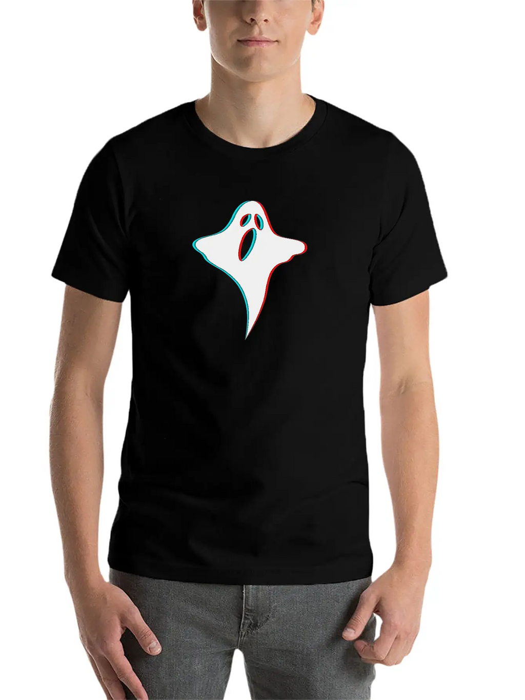 3D Ghost Halloween Breathable Soft Cotton T-Shirt – Timeless Casual Look