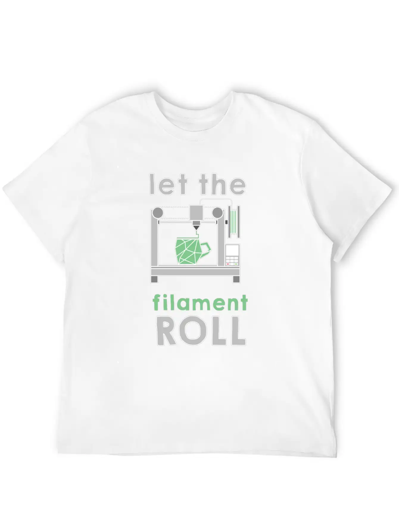 3d Printing Birthday Gift And Christmas Present Simple Everyday Graphic Tee – Lightweight Summer Wear