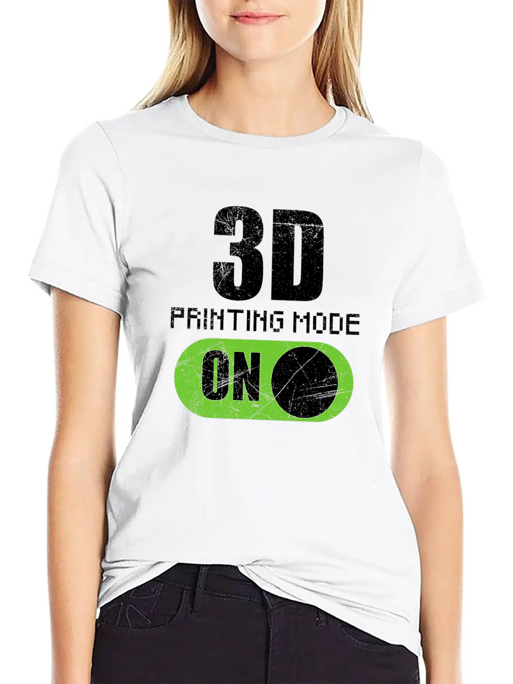 3D Printing Mode On 3D Printer Hobbyist Gift Idea Comfortable Minimalist Graphic Tee – Summer Style Essential