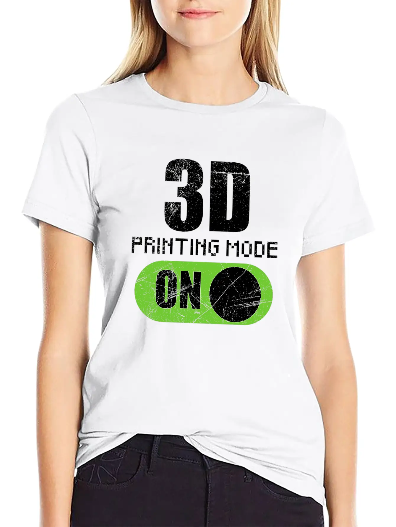 3D Printing Mode On 3D Printer Hobbyist Gift Idea Comfortable Minimalist Graphic Tee – Summer Style Essential