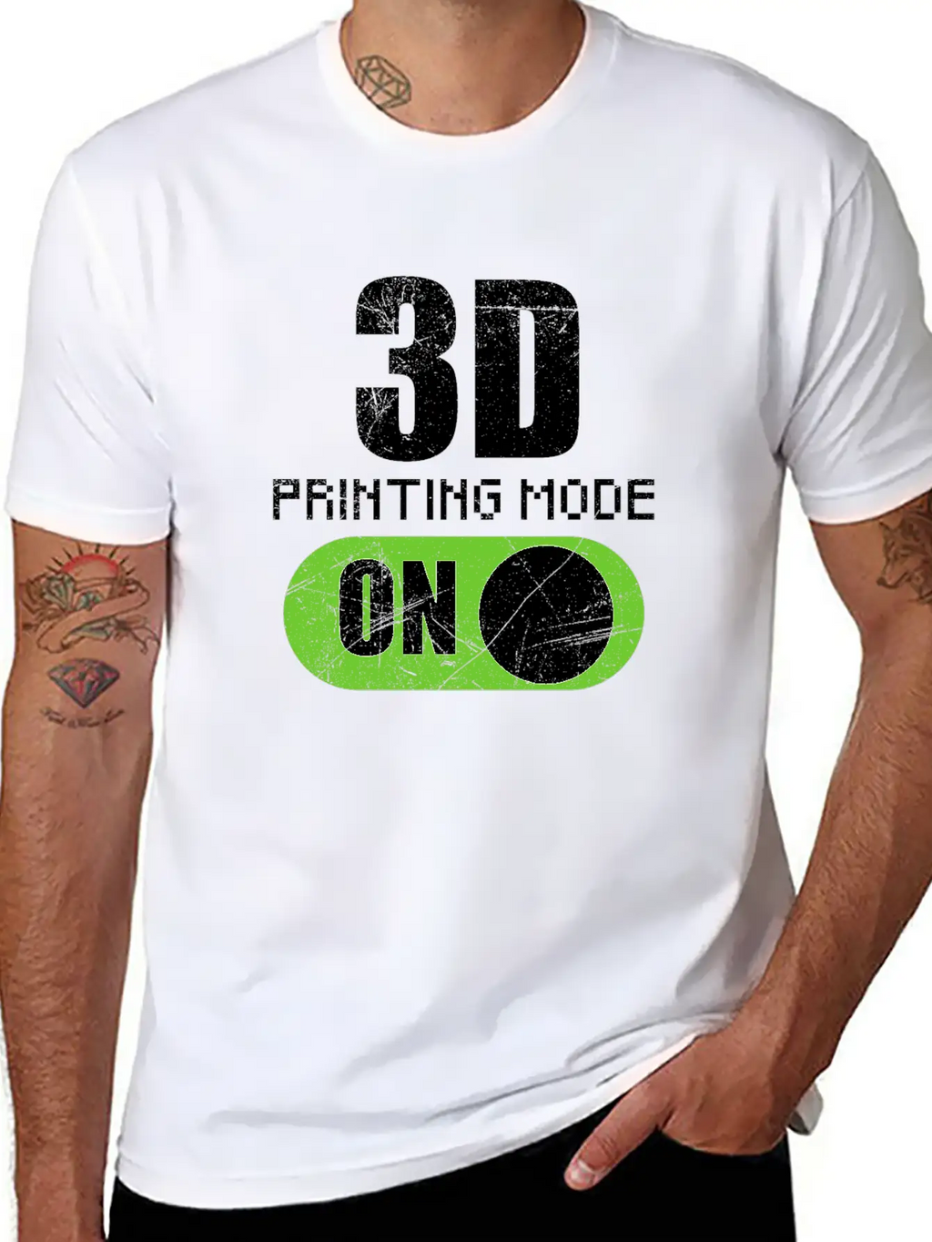 3D Printing Mode On 3D Printer Hobbyist Gift Idea Comfortable Minimalist Graphic Tee – Summer Style Essential