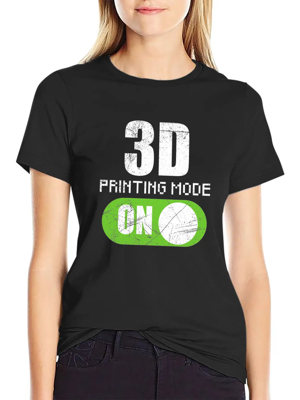 3D Printing Mode On 3D Printer Hobbyist Gift Idea Comfortable Minimalist Graphic Tee – Summer Style Essential