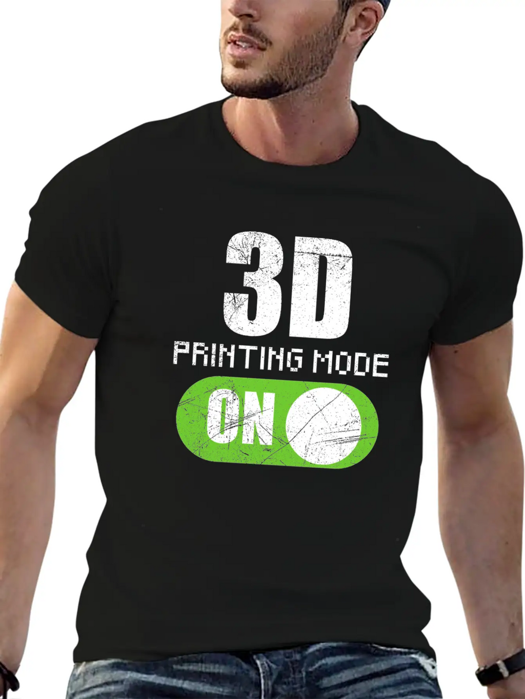3D Printing Mode On 3D Printer Hobbyist Gift Idea Comfortable Minimalist Graphic Tee – Summer Style Essential