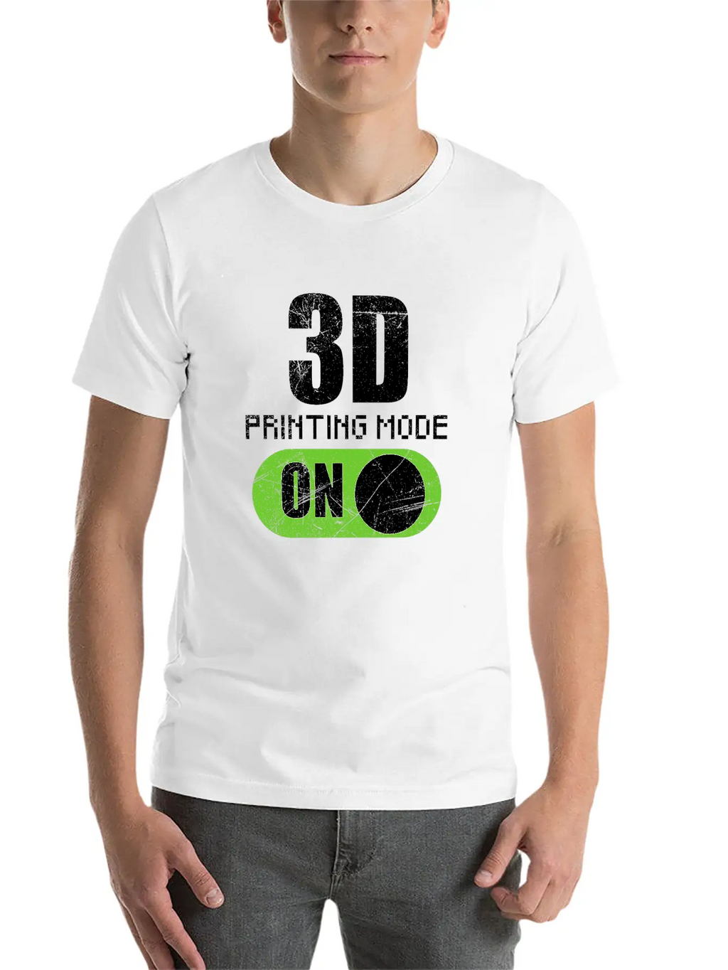 3D Printing Mode On 3D Printer Hobbyist Gift Idea Comfortable Minimalist Graphic Tee – Summer Style Essential