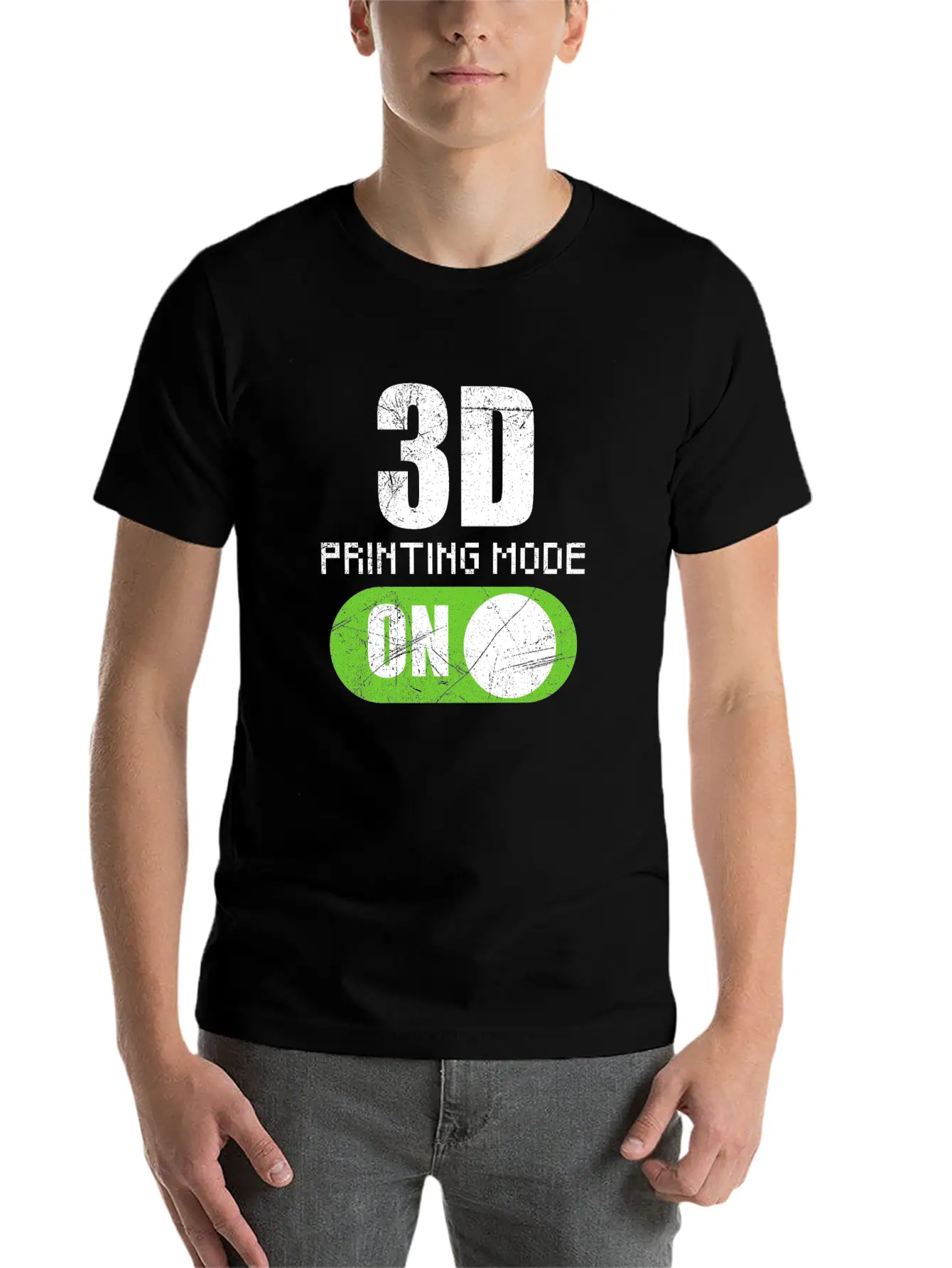 3D Printing Mode On 3D Printer Hobbyist Gift Idea Comfortable Minimalist Graphic Tee – Summer Style Essential