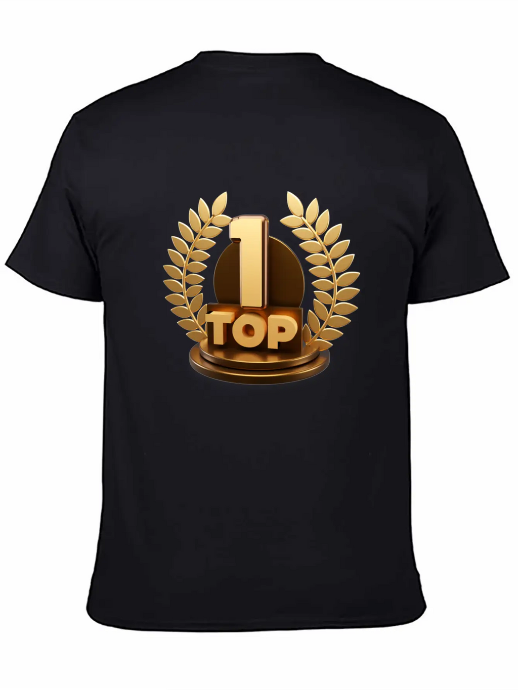 3d Top Trophy For First Winner Design Comfortable Minimalist Graphic Tee – Summer Style Essential