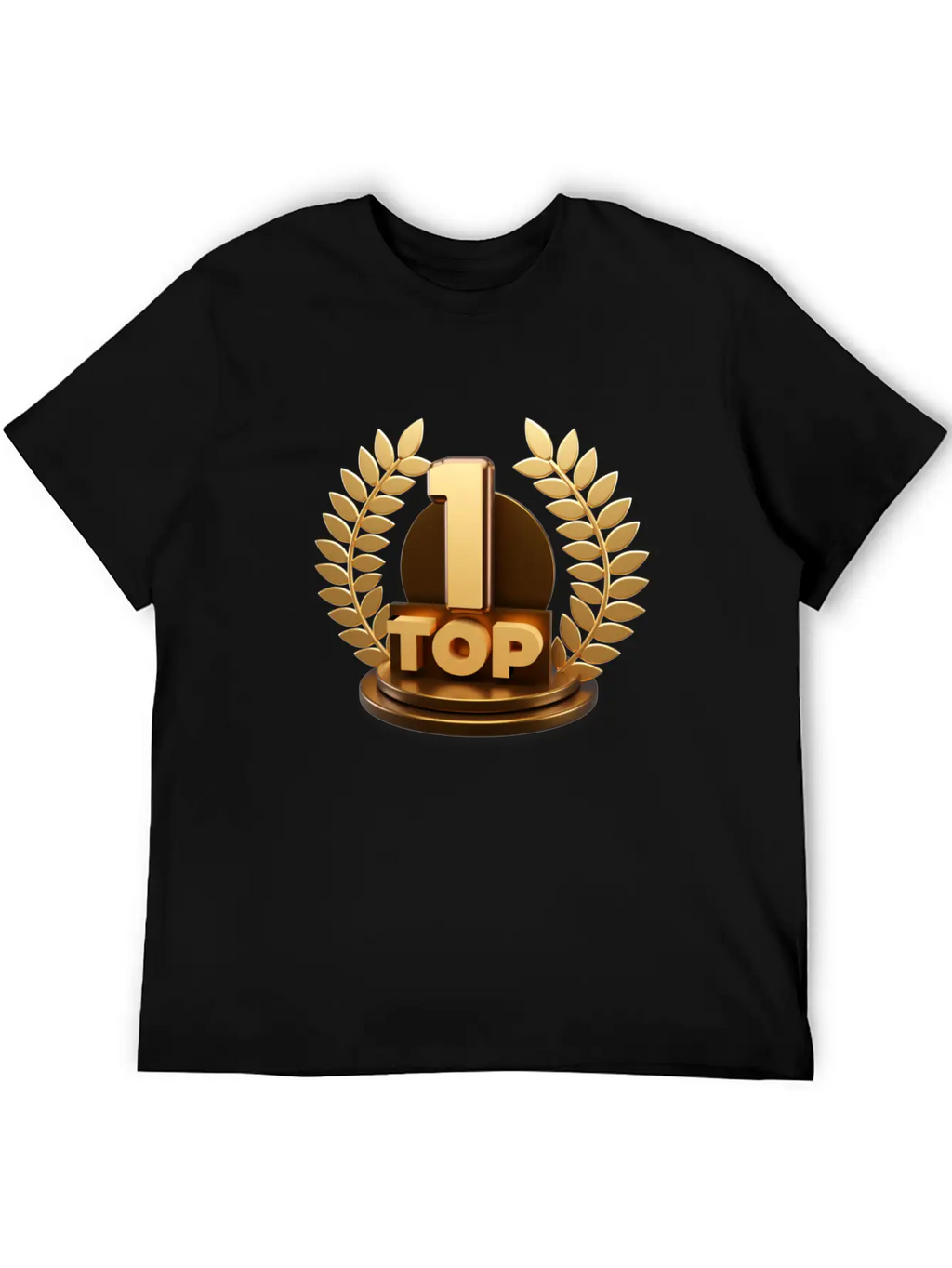 3d Top Trophy For First Winner Design Comfortable Minimalist Graphic Tee – Summer Style Essential
