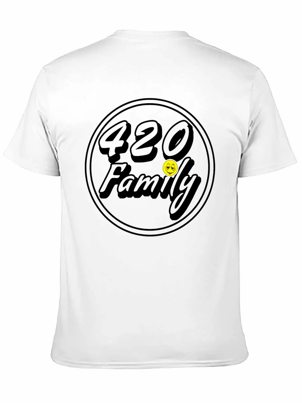 420 Family Smiley Classic Crew Neck Graphic Tee – Everyday Minimal Look