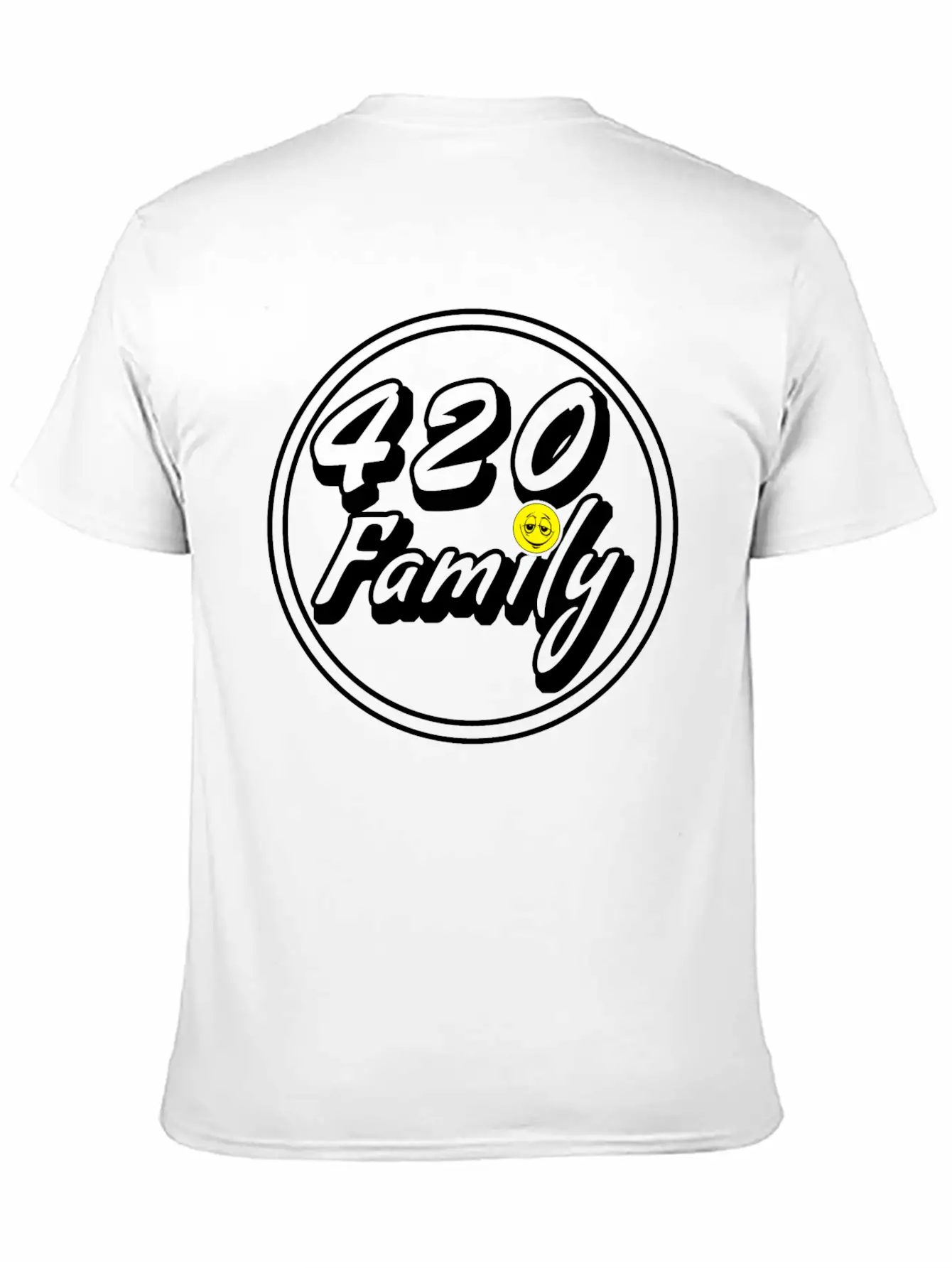 420 Family Smiley Classic Crew Neck Graphic Tee – Everyday Minimal Look