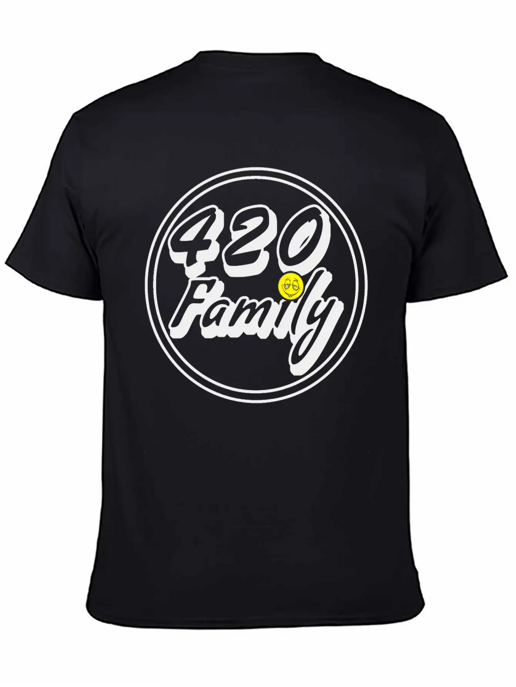 420 Family Smiley Classic Crew Neck Graphic Tee – Everyday Minimal Look