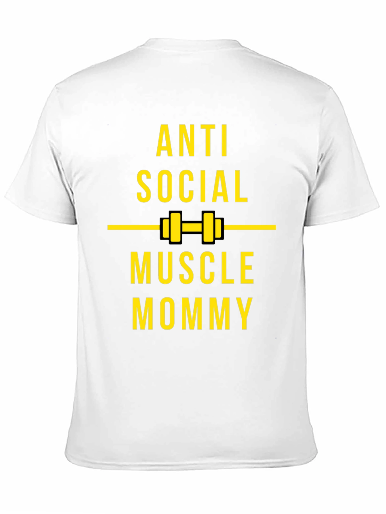 Anti Social Muscle Mommy Black T-Shirt