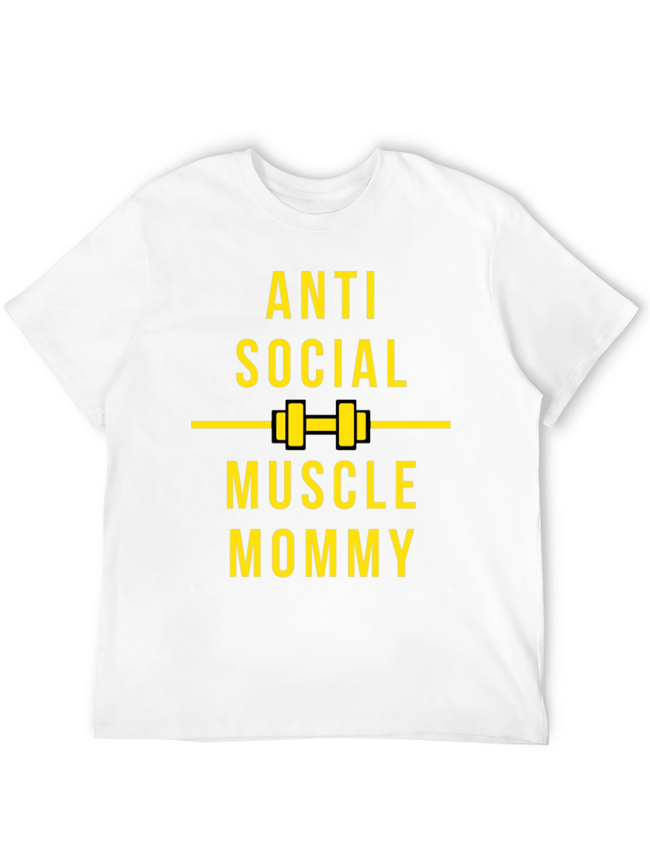 Anti Social Muscle Mommy Black T-Shirt