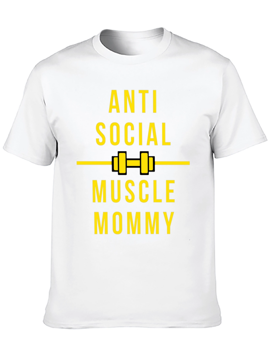 Anti Social Muscle Mommy Black T-Shirt