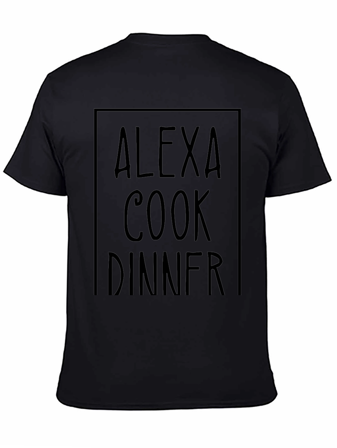 Alexa Cook Dinner Black Graphic Tee