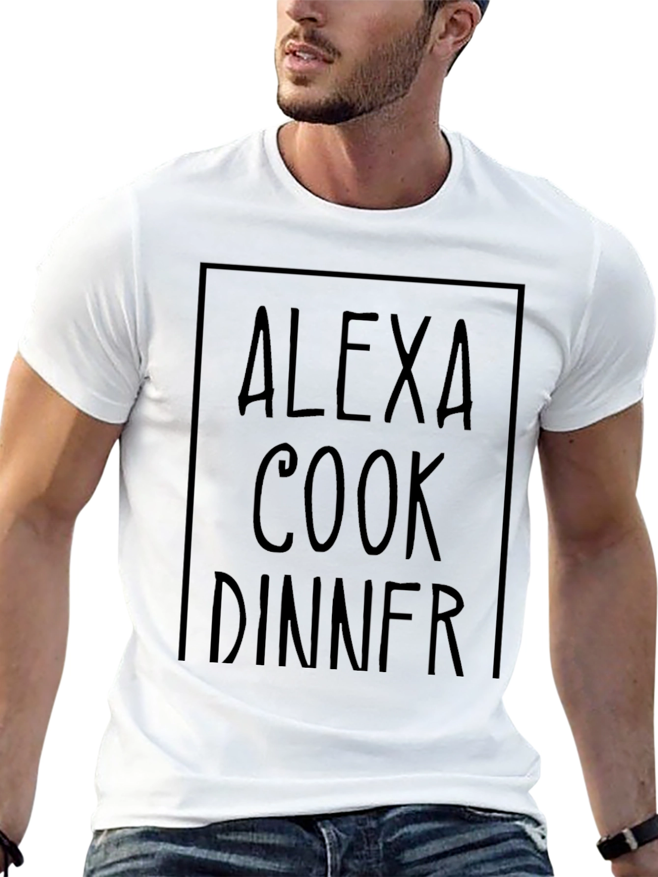Alexa Cook Dinner Black Graphic Tee