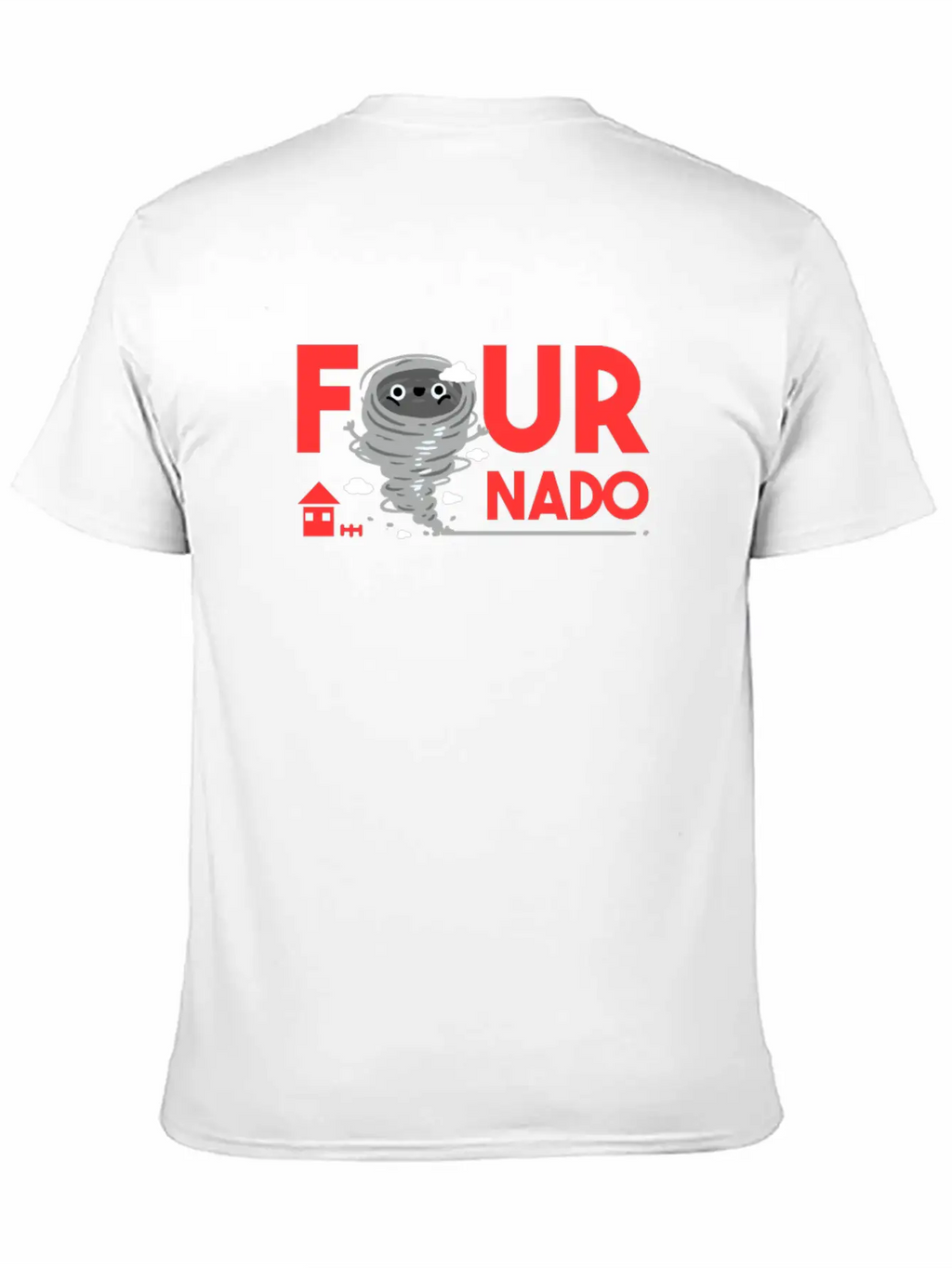 4th Birthday Four Boy Girl 4 Fournado Gift Timeless Short Sleeve Tee – Comfy And Minimalist Design