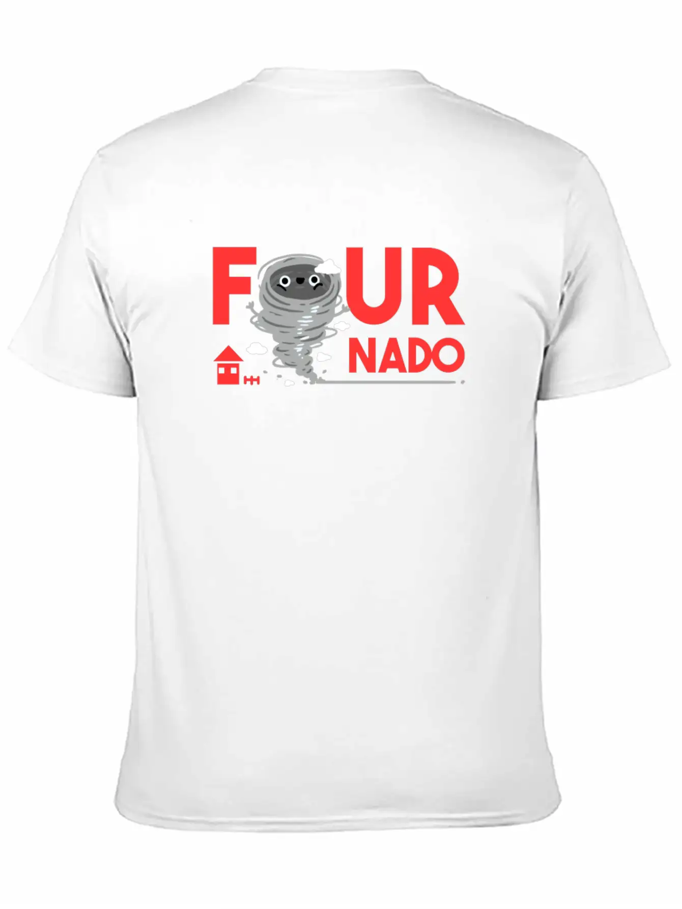 4th Birthday Four Boy Girl 4 Fournado Gift Timeless Short Sleeve Tee – Comfy And Minimalist Design