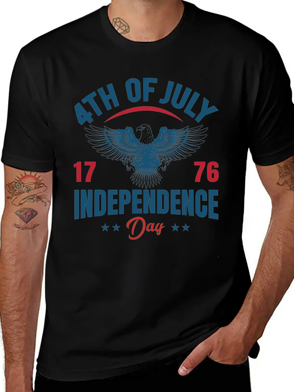 4th Of July 1776 Independence Day – Gift Idea USA Timeless Short Sleeve Tee – Comfy And Minimalist Design