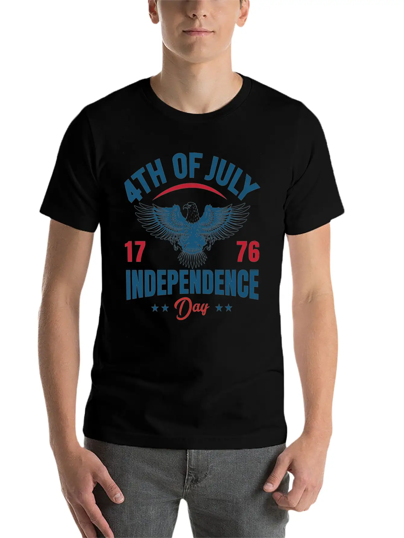 4th Of July 1776 Independence Day – Gift Idea USA Timeless Short Sleeve Tee – Comfy And Minimalist Design