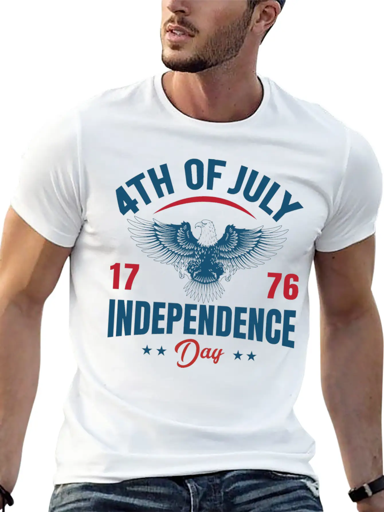 4th Of July 1776 Independence Day – Gift Idea USA Timeless Short Sleeve Tee – Comfy And Minimalist Design
