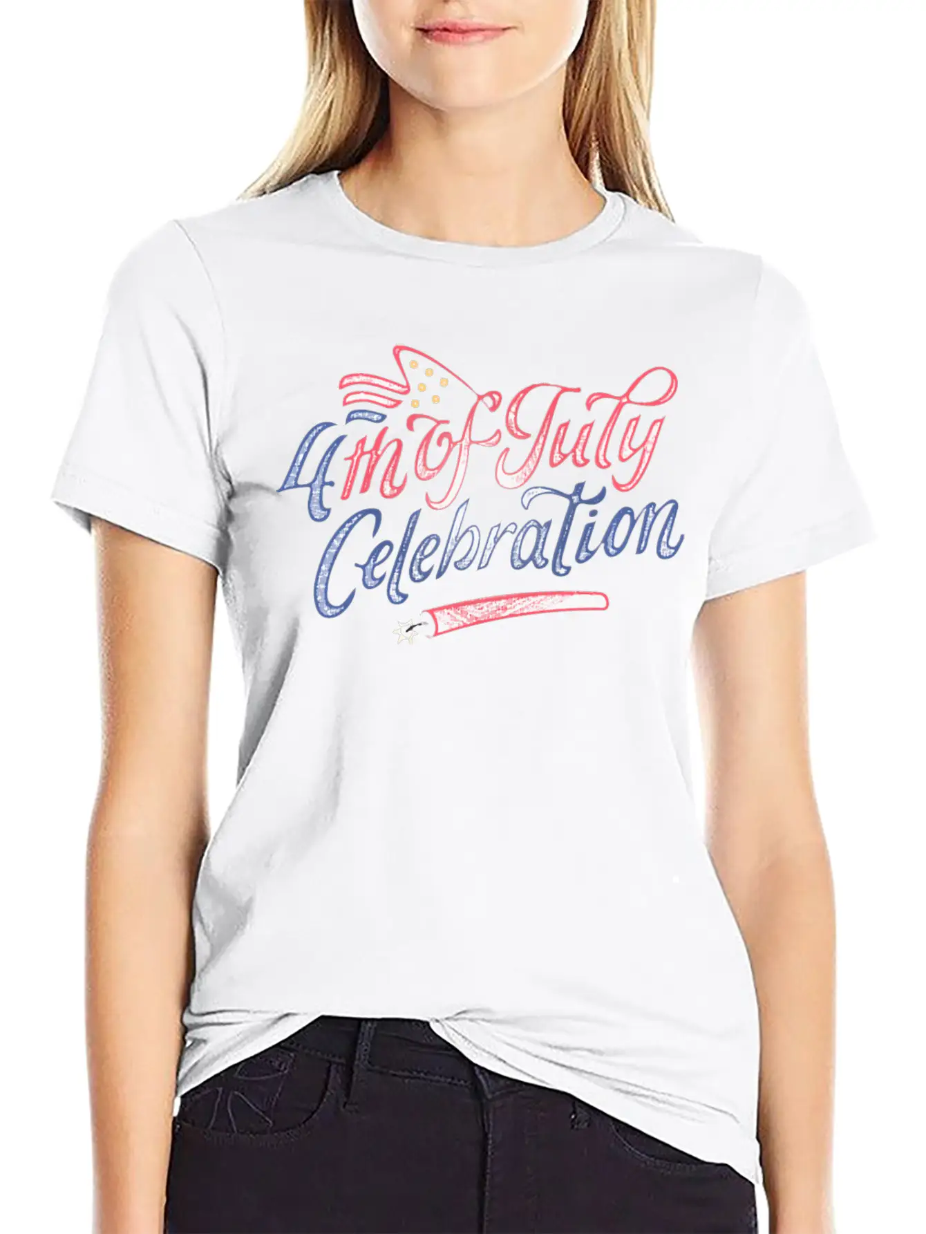 4th Of July Celebration Stylish Everyday T-Shirt – Unisex Basic Cotton Tee