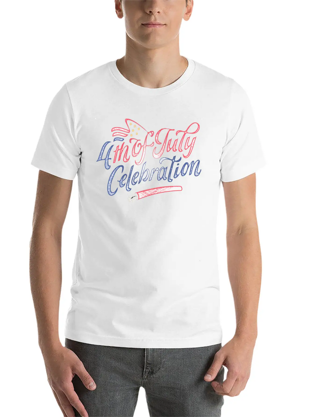 4th Of July Celebration Stylish Everyday T-Shirt – Unisex Basic Cotton Tee