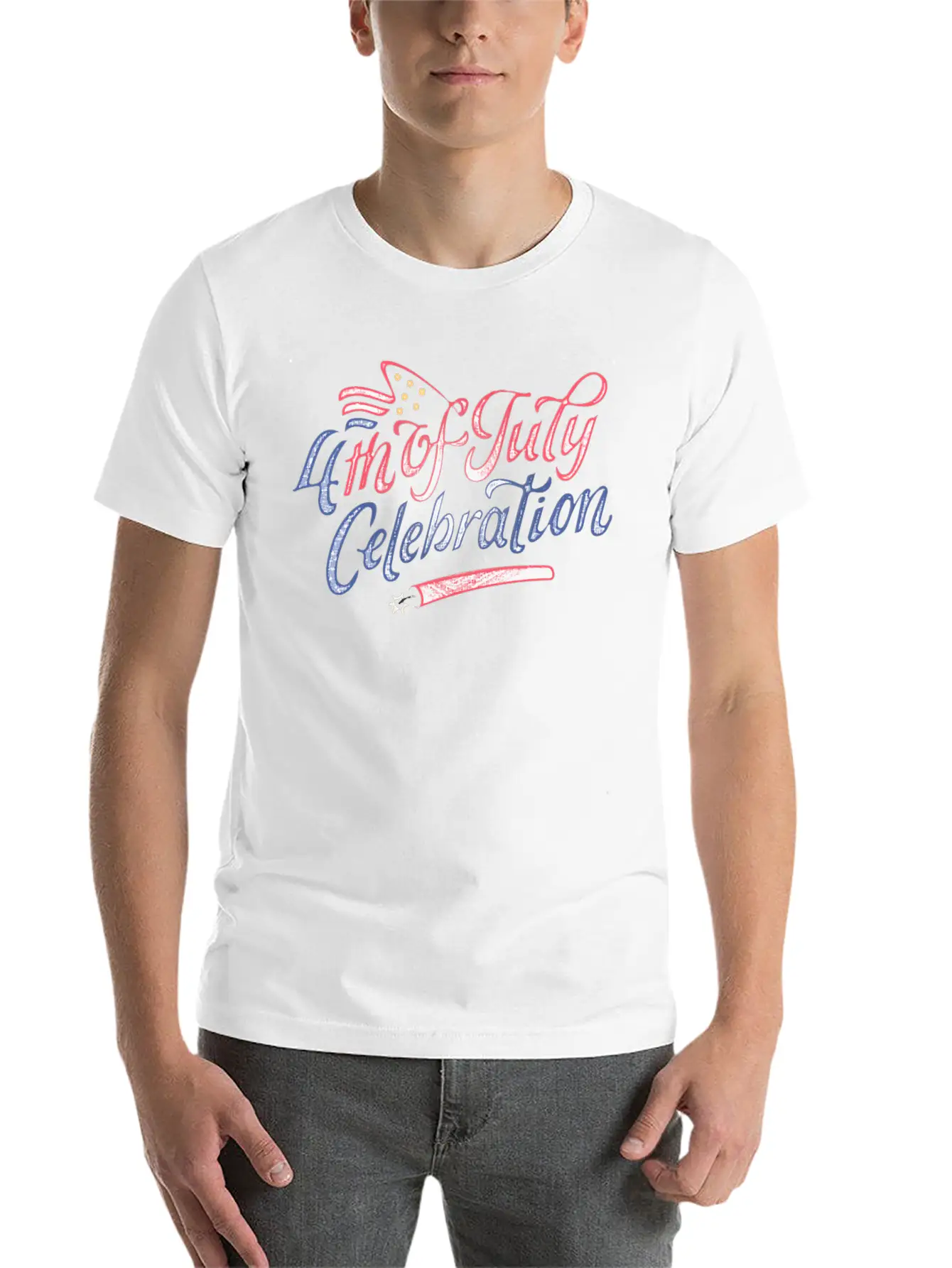 4th Of July Celebration Stylish Everyday T-Shirt – Unisex Basic Cotton Tee