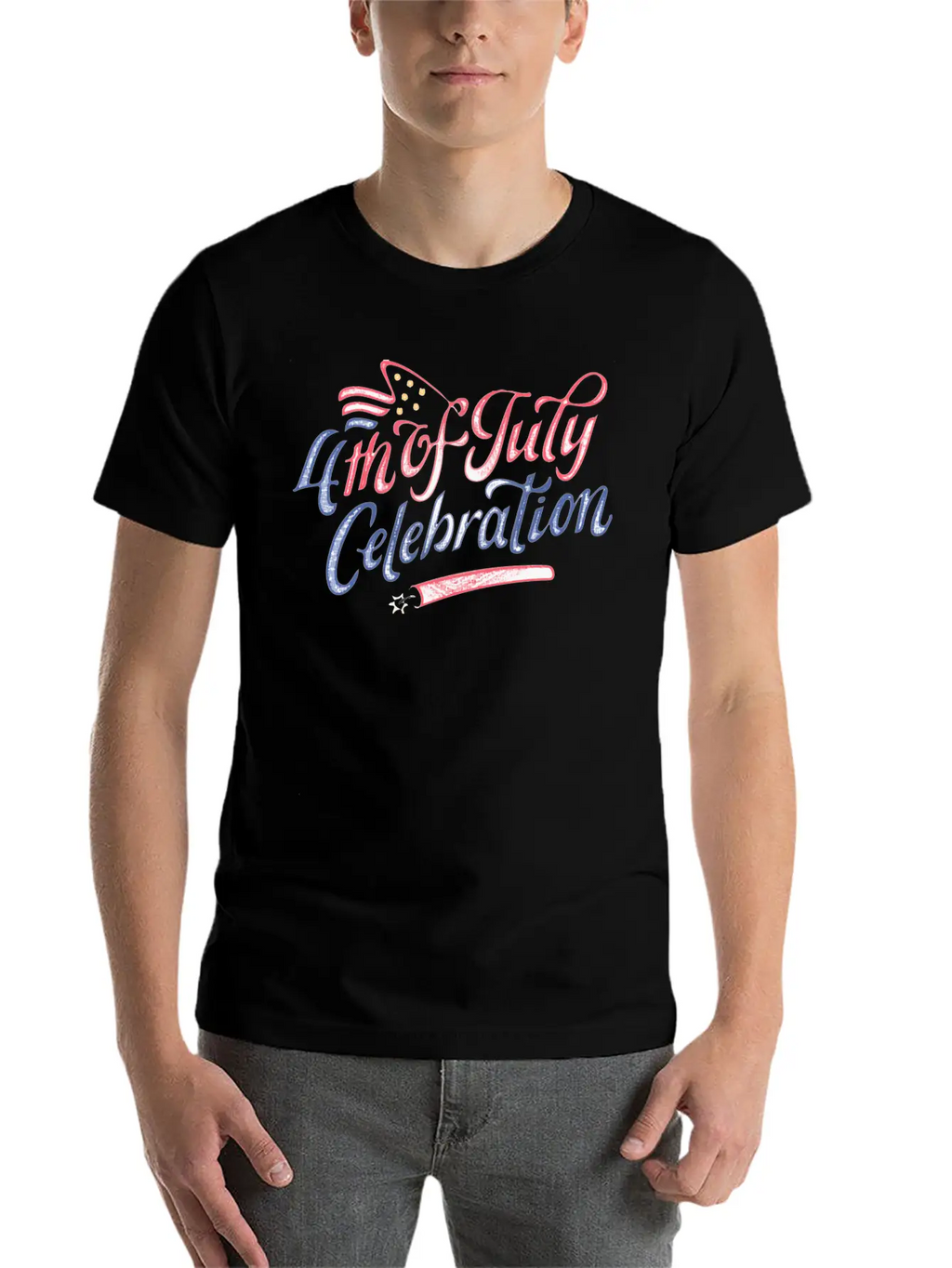4th Of July Celebration Stylish Everyday T-Shirt – Unisex Basic Cotton Tee