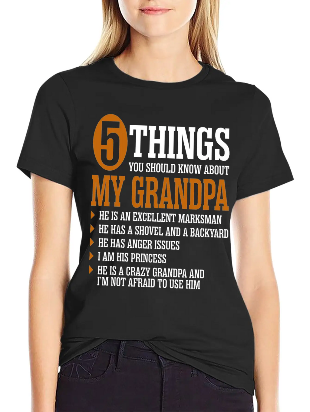 5 Things About My Grandpa Timeless Short Sleeve Tee – Comfy And Minimalist Design