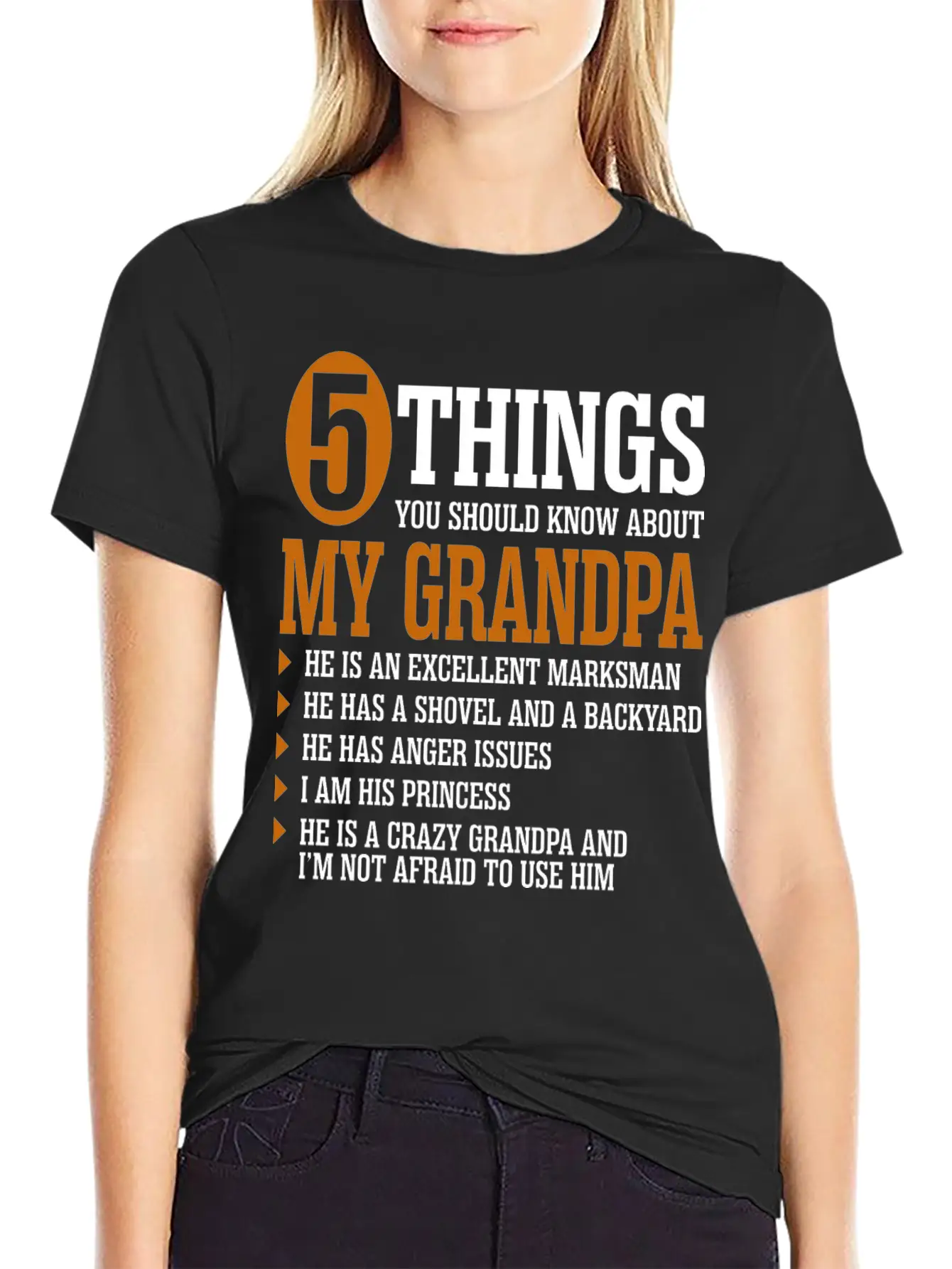 5 Things About My Grandpa Timeless Short Sleeve Tee – Comfy And Minimalist Design