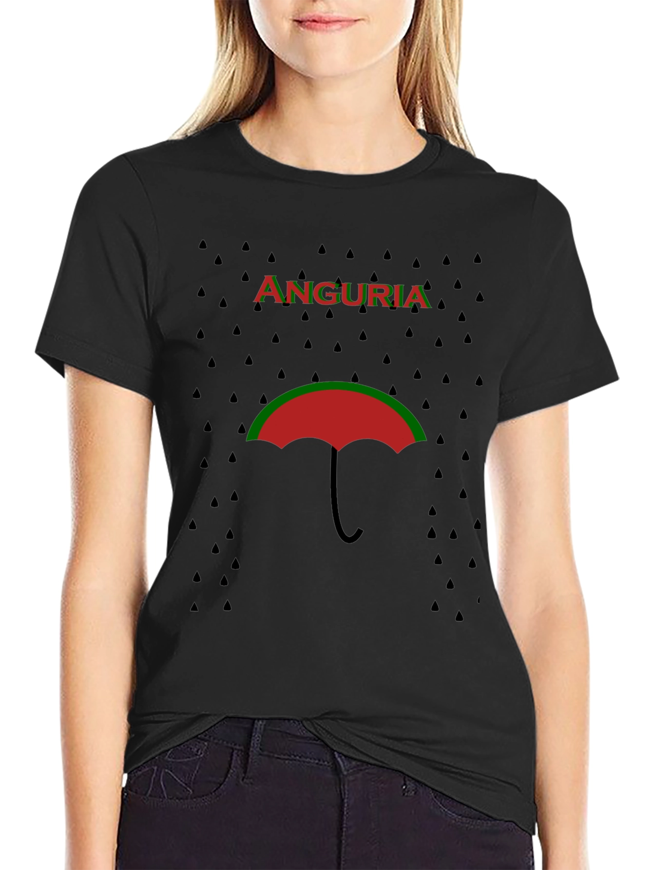 Anguria Umbrella T-Shirt - Unique Graphic Tee