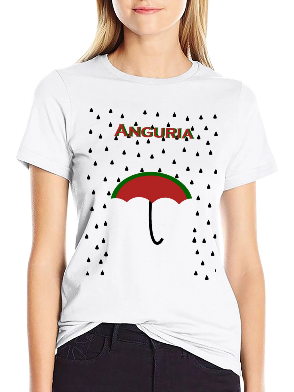 Anguria Umbrella T-Shirt - Unique Graphic Tee