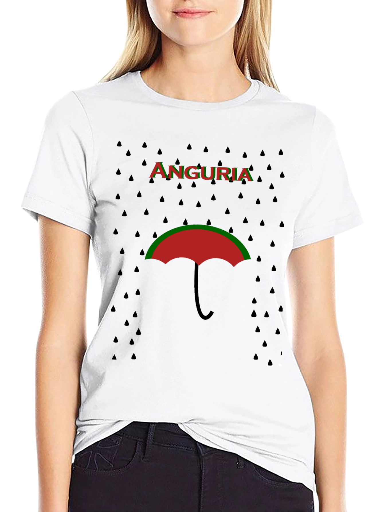 Anguria Umbrella T-Shirt - Unique Graphic Tee