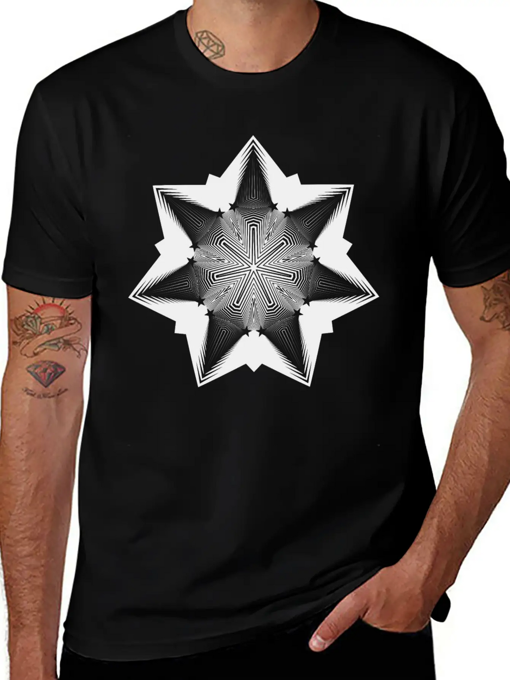 5D Star Comfortable Minimalist Graphic Tee – Summer Style Essential